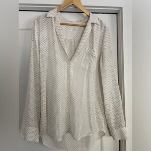 Equipment button-down blouse. 100% silk.